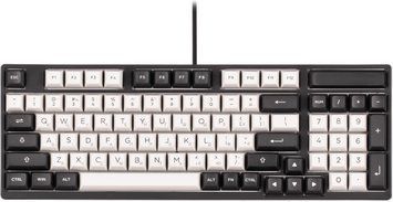 Akko Клавіатура механічна 3098S Dracula 98Key, CS Silver, USB-A, Hot-swappable, EN/UKR, RGB, Чорний