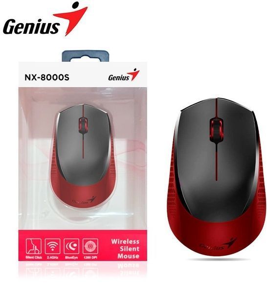 Genius Миша NX-8000 Silent WL Red