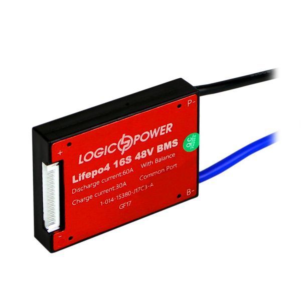 BMS плата LP LiFePO4 48V 16S Dis 60A Ch 30A