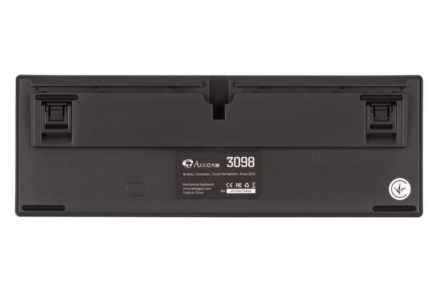 Akko Клавіатура механічна 3098S Dracula 98Key, CS Silver, USB-A, Hot-swappable, EN/UKR, RGB, Чорний