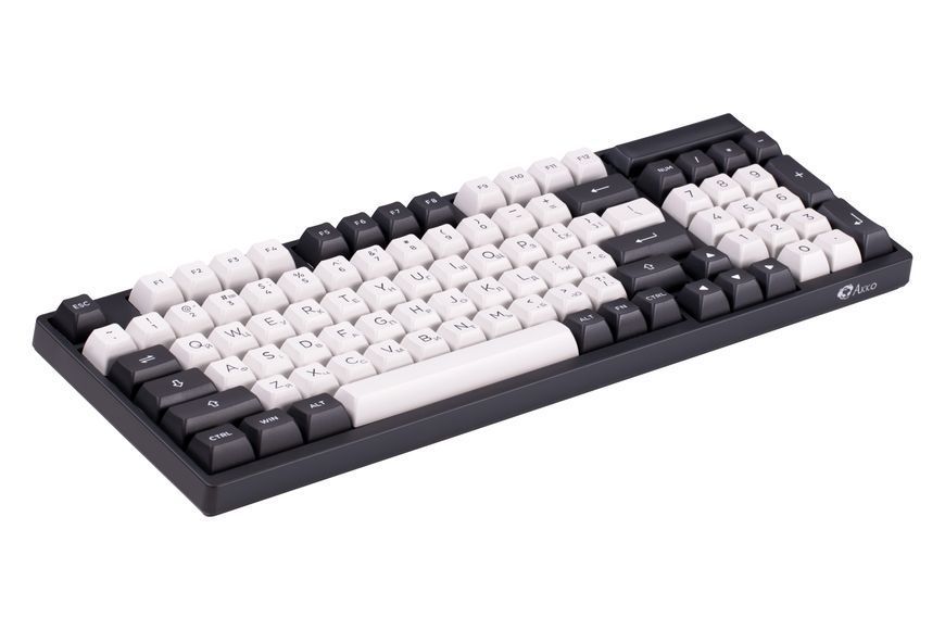 Akko Клавіатура механічна 3098S Dracula 98Key, CS Silver, USB-A, Hot-swappable, EN/UKR, RGB, Чорний