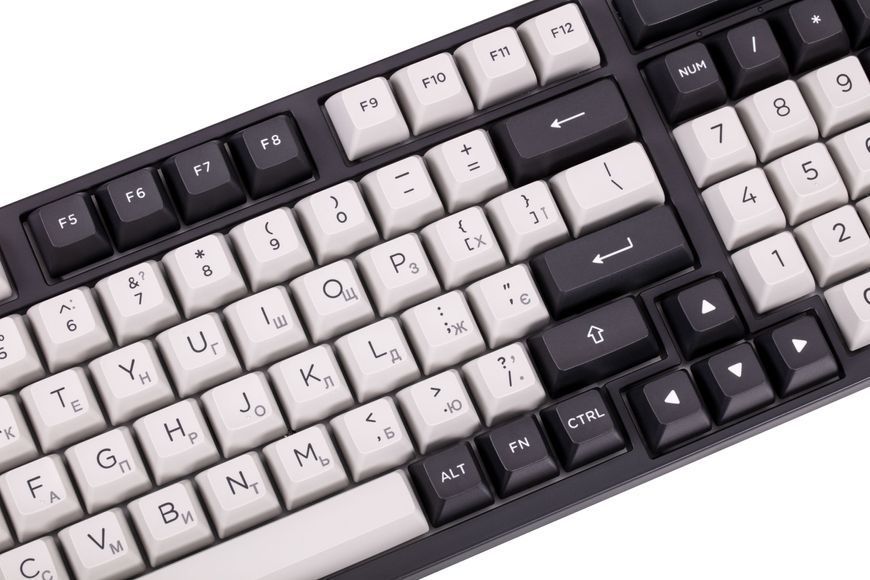 Akko Клавіатура механічна 3098S Dracula 98Key, CS Silver, USB-A, Hot-swappable, EN/UKR, RGB, Чорний