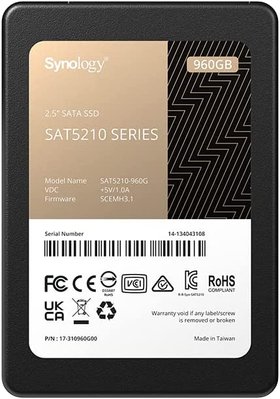 Synology Твердотільний накопичувач SSD SATA 2.5" 960GB