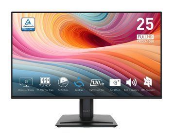 Монітор MSI 24.5" PRO MP251-E2 D-Sub, HDMI, DP, MM, IPS, 120Hz, sRGB 99%, AdaptiveSync 9S6-3PD2CM-037 фото