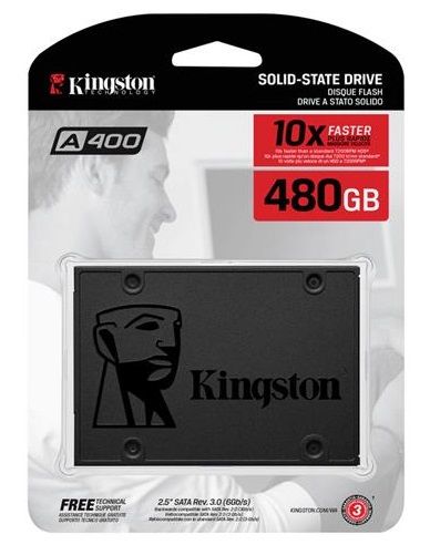 Kingston Накопитель SSD 2.5" 480GB SATA A400