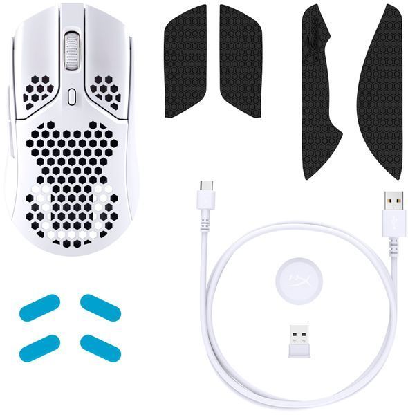 HyperX Миша Pulsefire Haste WL, White