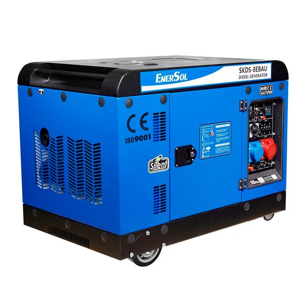 EnerSol Генератор дизельный, 8.0 кВт, одно/трьохфазный, 221 кг