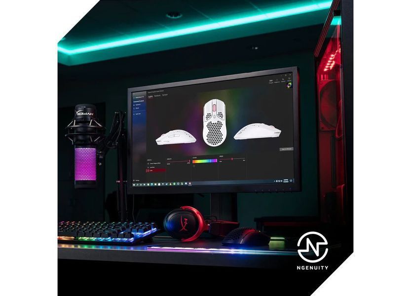 HyperX Миша Pulsefire Haste WL, White