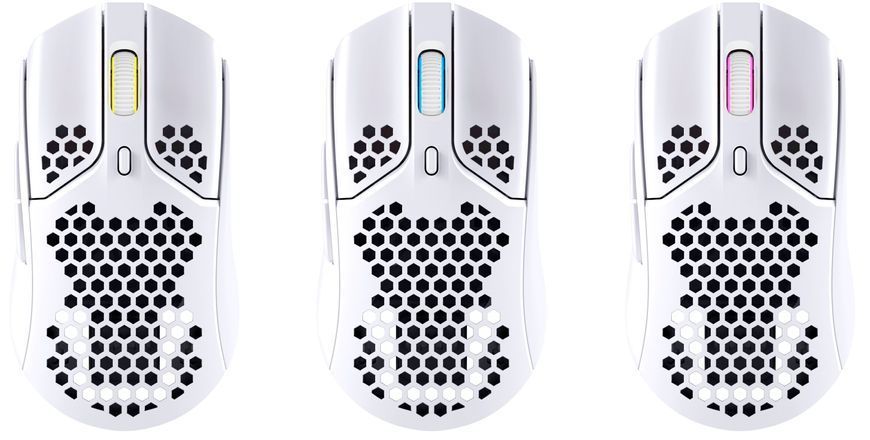 HyperX Миша Pulsefire Haste WL, White