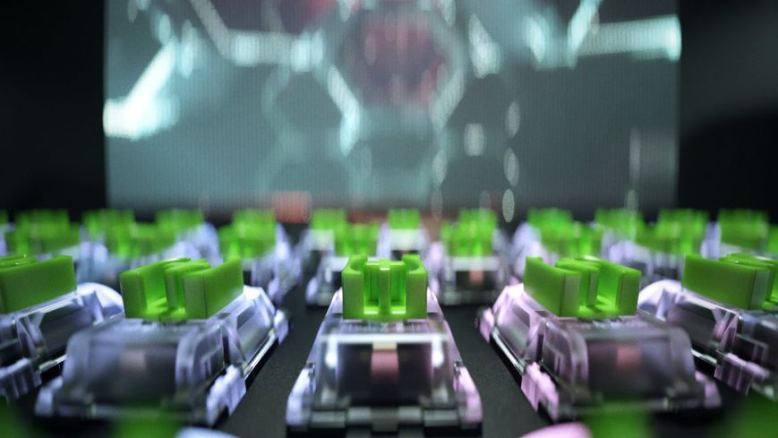 Razer Клавіатура ігрова BlackWidow V3 Mini HyperSpeed Green Switch WL/BT/USB RU RGB, Black