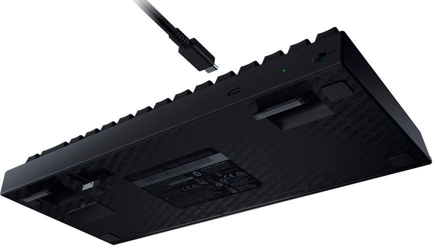 Razer Клавіатура ігрова BlackWidow V3 Mini HyperSpeed Green Switch WL/BT/USB RU RGB, Black