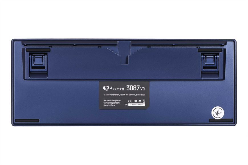 Akko Клавиатура механическая Akko 3087 DS Horizon 87Key, CS Pink V2, USB-A, EN/UKR, No LED, Синий