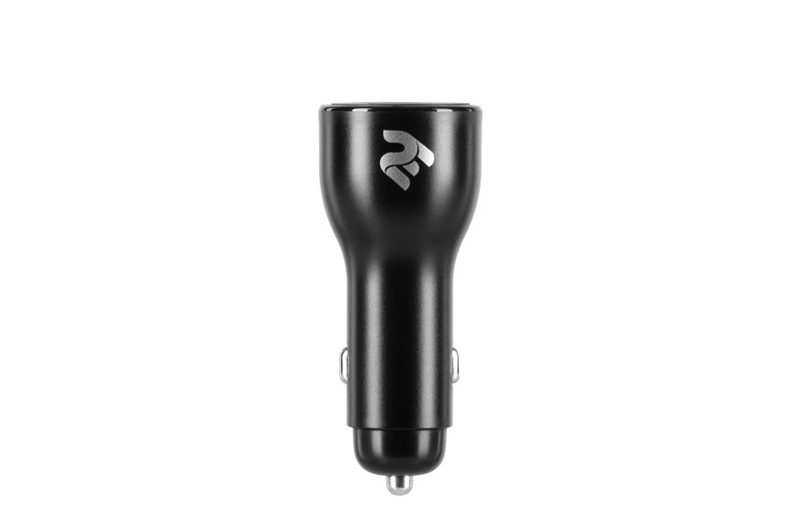 2E Автомобільний зарядний пристрій Dual USB Car Charger 36W, PD, QC, black