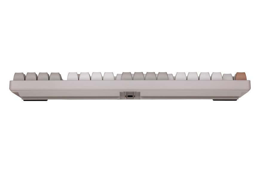 Akko Клавиатура механическая 3098S One Piece Calligraphy 98Key, CS Jelly White, USB-A, Hot-swappable, EN/UKR, RGB, Сірий