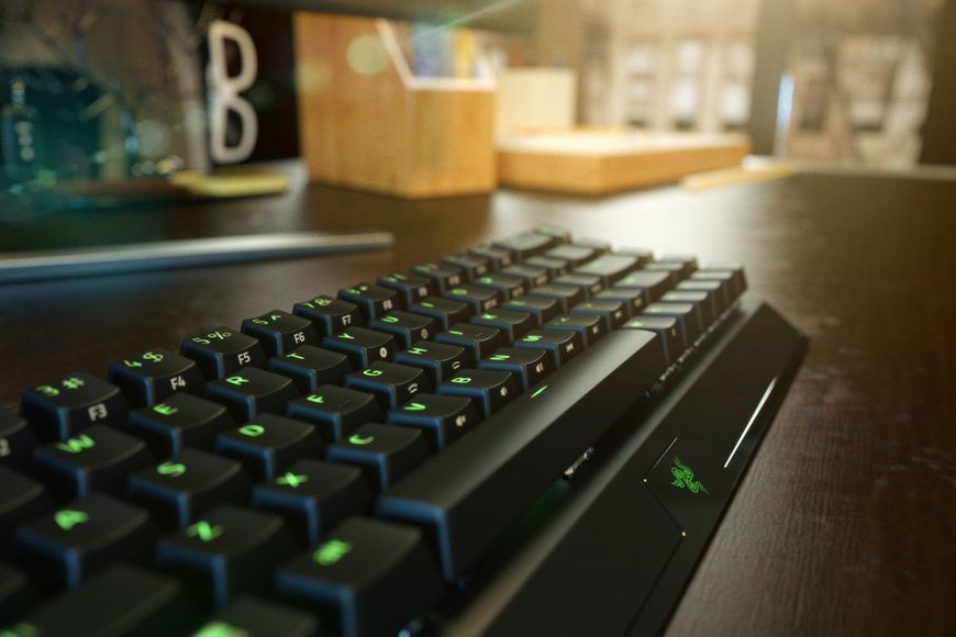 Razer Клавіатура ігрова BlackWidow V3 Mini HyperSpeed Green Switch WL/BT/USB RU RGB, Black
