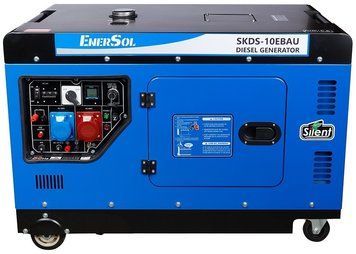 EnerSol Генератор дизельный, 10.0 кВт, одно/трьохфазный, 230 кг