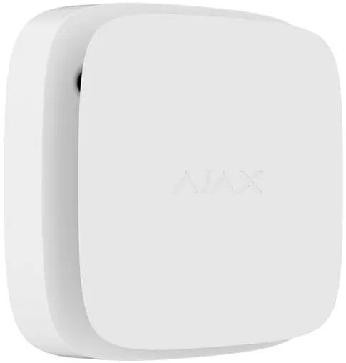 Ajax Датчик дыма, температуры и угарного газа FireProtect 2 RB Heat Smoke CO Jeweler, сменная батарея, беспроводный, белый