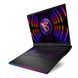 MSI Ноутбук Raider 17" QHD+, Intel i9-13980HX, 32GB, F1TB, NVD4090-16, W11, черный RAIDER_GE78HX_13VI-207UA фото 13