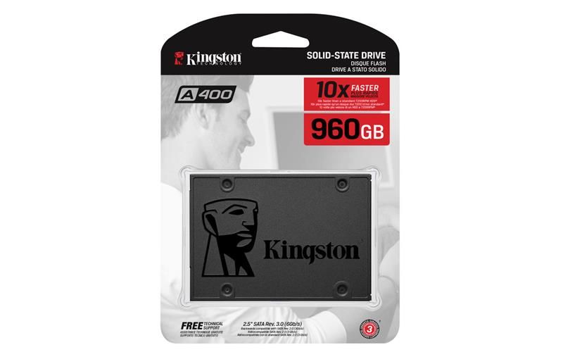 Kingston Накопитель SSD 2.5" 960GB SATA A400