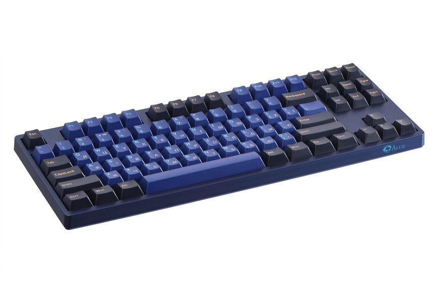 Akko Клавіатура механічна 3087 DS Horizon 87Key, CS Pink V2, USB-A, EN/UKR, No LED, Синій
