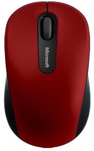 Microsoft Мышь Mobile Mouse 3600 BT Dark Red