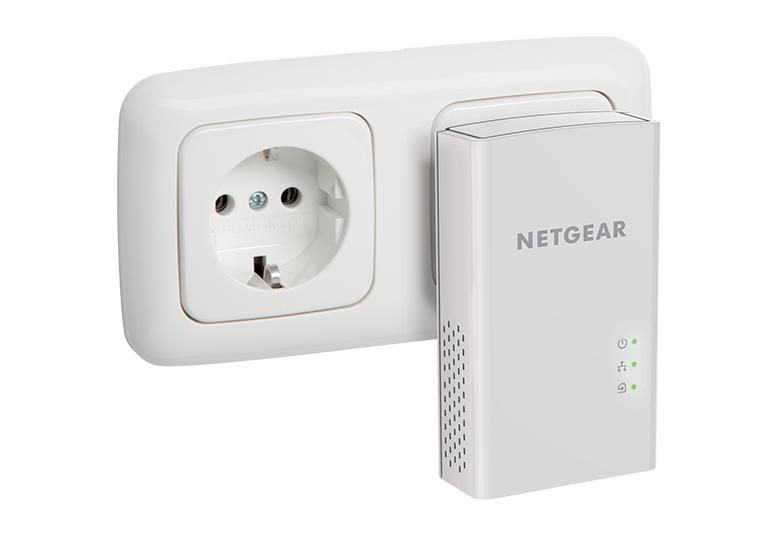 NETGEAR Powerline-адаптер PL1000, 1xGE, біл. кол. (2шт.)