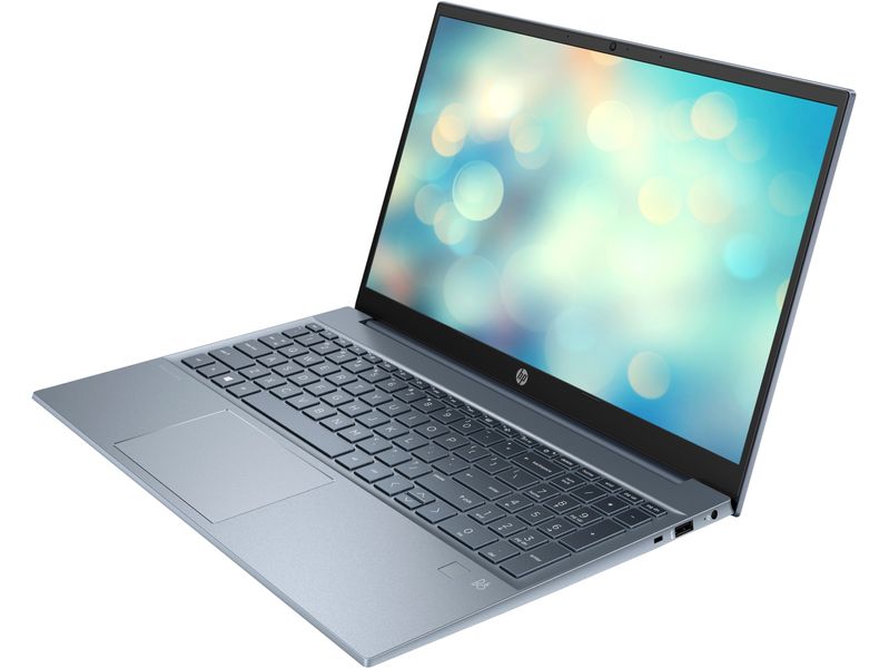 HP Ноутбук Pavilion 15-eh1062ua 15.6" FHD IPS AG, AMD R5-5500U, 16GB, F512GB, UMA, DOS, голубой 422L4EA фото