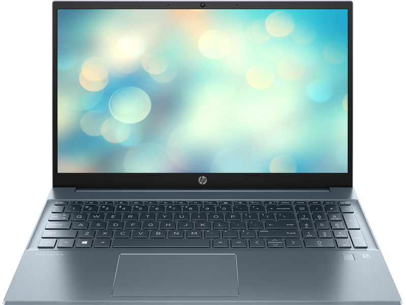 HP Ноутбук Pavilion 15-eh1062ua 15.6" FHD IPS AG, AMD R5-5500U, 16GB, F512GB, UMA, DOS, голубой 422L4EA фото