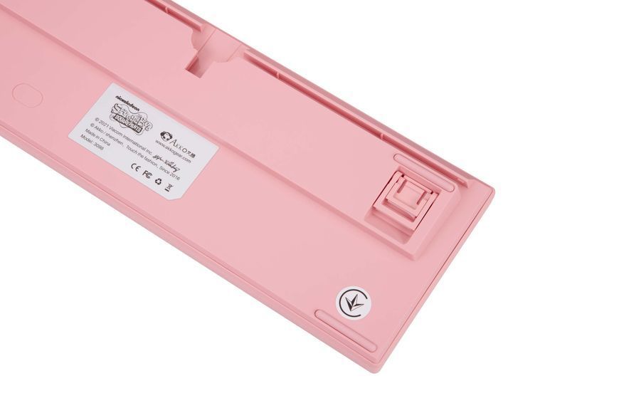 Akko Клавіатура механічна 3098S Patrick 98Key, CS Starfish, USB-A, Hot-swappable, EN/UKR, RGB, Рожевий