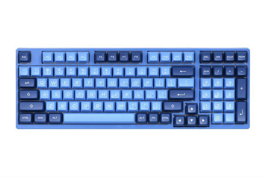 Akko Клавиатура механическая 3098B Ocean Star 98Key, CS CrystalSwitch, BT/WL/USB-A, Hot-swappable, EN/UKR, RGB, Черный