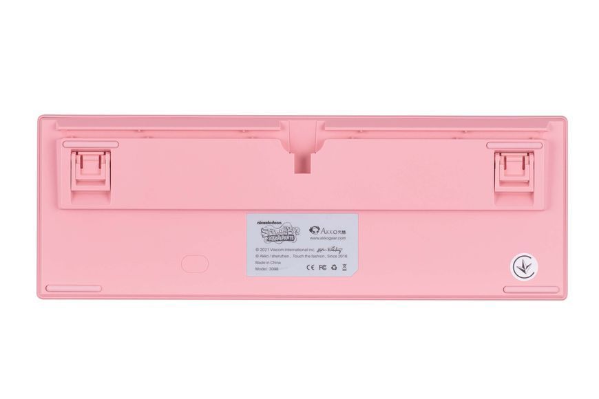 Akko Клавіатура механічна 3098S Patrick 98Key, CS Starfish, USB-A, Hot-swappable, EN/UKR, RGB, Рожевий