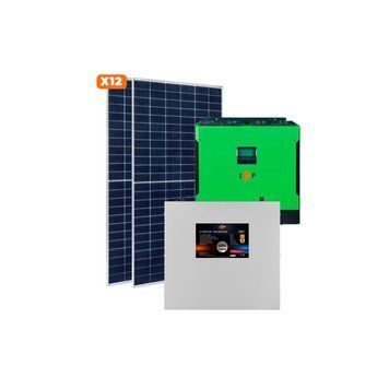 Сонячна електростанція (СЕС) Преміум GRID 5kW АКБ 6.7kWh LiFePO4 140 Ah