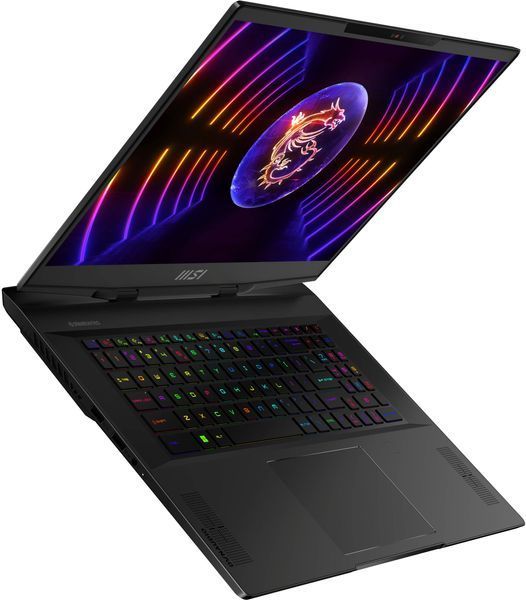 MSI Ноутбук Stealth Studio 17.3" QHD+, Intel i9-13900H, 64GB, F2TB, NVD4080-12, W11, чорний STEALTH_A13VH-069UA фото
