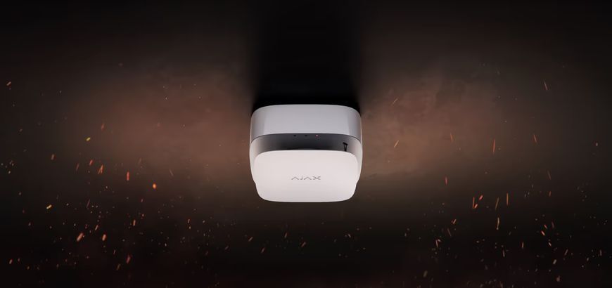 Ajax Датчик дыма и температуры FireProtect 2 SB Heat Smoke Jeweler, несменная батарея, беспроводный, белый