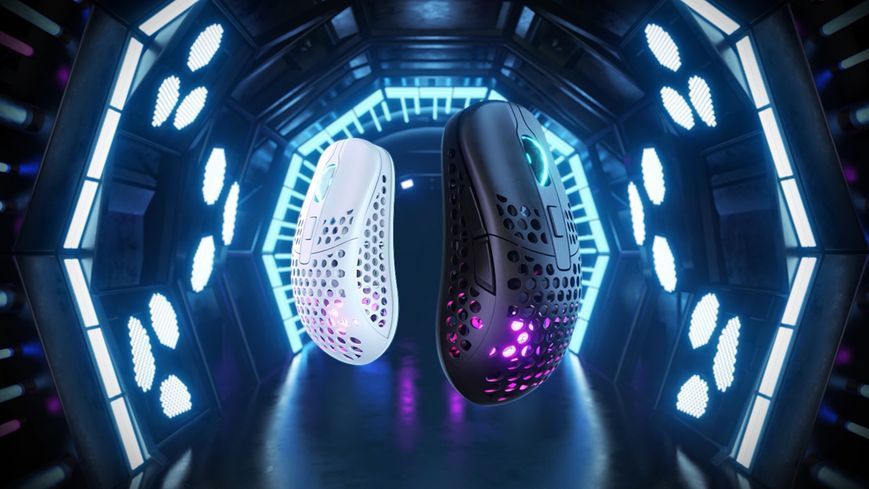 Cherry Xtrfy Миша M42 WL RGB White
