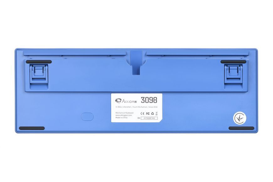 Akko Клавиатура механическая 3098DS Ocean Star 98Key, CS Orange, USB-A, EN/UKR, No LED, голубой