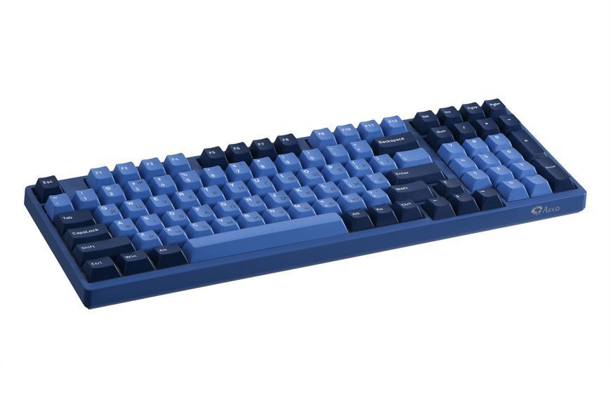 Akko Клавиатура механическая 3098DS Ocean Star 98Key, CS Orange, USB-A, EN/UKR, No LED, голубой
