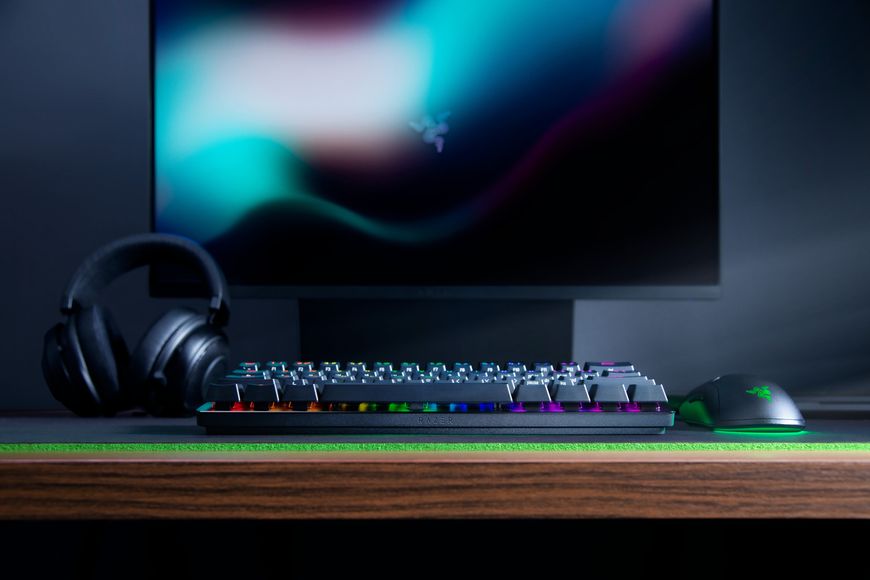 Razer Клавиатура Huntsman Mini RGB 61key Red Switch USB EN Black