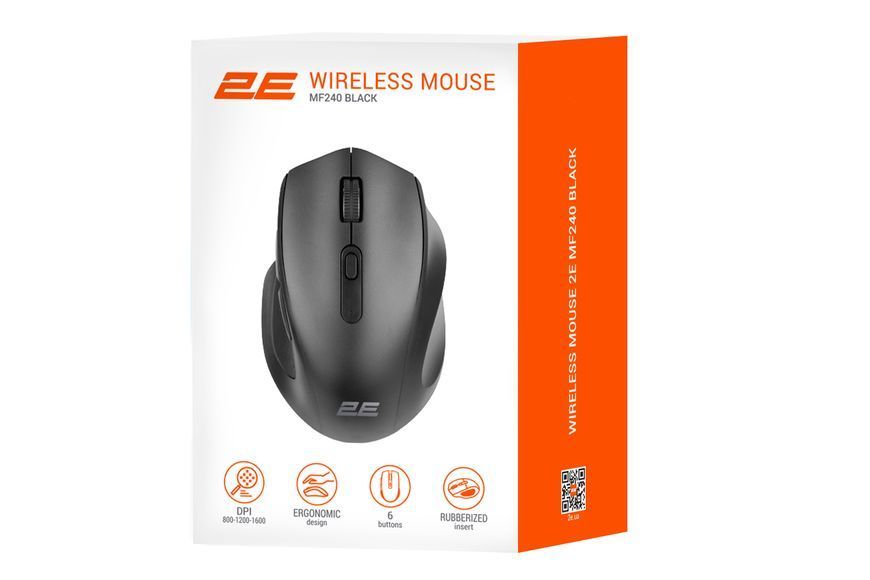 2E Миша MF240 WL Black