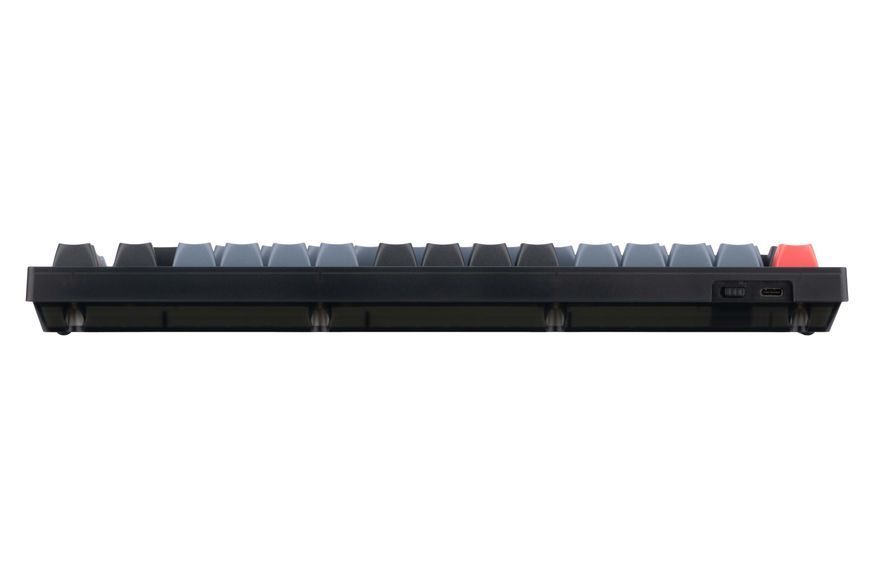 Keychron Клавиатура V1 84 Key QMK Gateron G PRO Brown Hot-Swap RGB Frosted Black