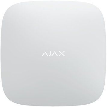 Ajax Інтелектуальна охоронна централь Hub 2, модуль 4G, ethernet, jeweller, бездротова, білий