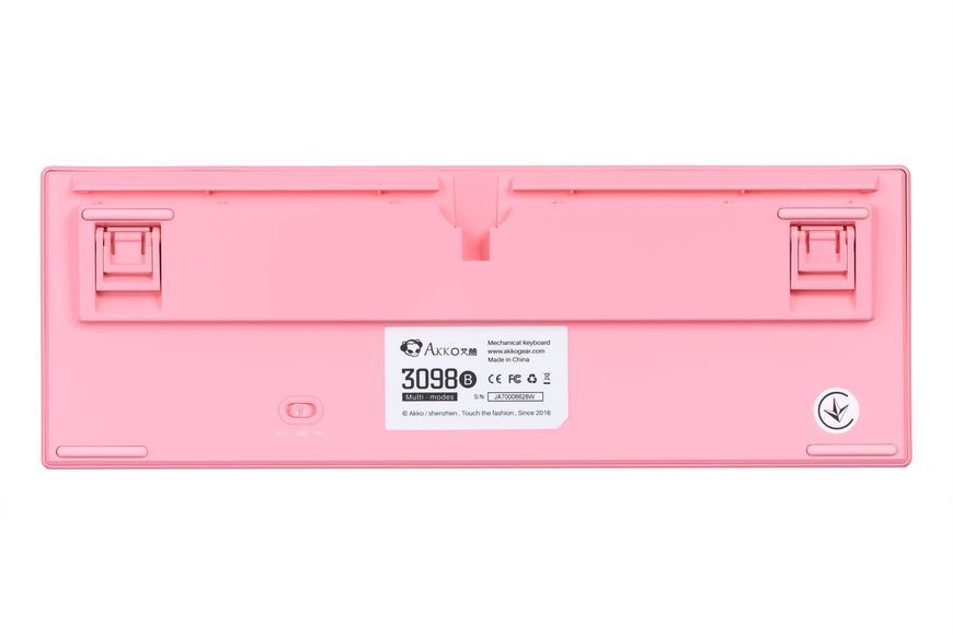 Akko Клавиатура механическая 3098B World Tour-Tokyo R2 98Key, TTC ACE, BT/WL/USB-A, Hot-swappable, EN/UKR, RGB, Розовый