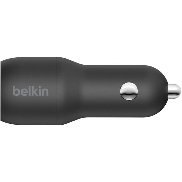 Belkin Автомобильное ЗУ Car Charger 24W Dual USB-A, USB-A - USB-C, 1m, black