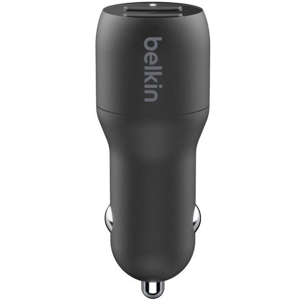 Belkin Автомобильное ЗУ Car Charger 24W Dual USB-A, USB-A - USB-C, 1m, black