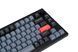Keychron Клавиатура механическая V1 84Key, Gateron G PRO Blue, USB-A, Hot-Swap, QMK, Knob, EN/UKR, RGB, Frosted Black