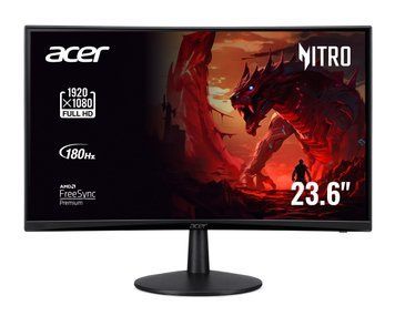 Монітор Acer 23.6" ED240QS3bmiipx 2*HDMI, DP, MM, VA, 180Hz, 1ms UM.UE0EE.301 фото
