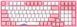 Akko Клавіатура механічна 3098B World Tour-Tokyo R2 98Key, TTC Golden Red, BT/WL/USB-A, Hot-swappable, EN/UKR, RGB, Рожевий