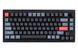 Keychron Клавиатура V1 84 Key QMK Gateron G PRO Blue Hot-Swap RGB Knob Carbon Black