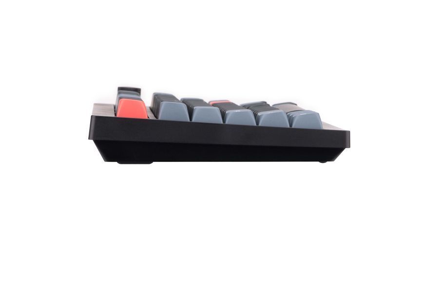 Keychron Клавиатура V1 84 Key QMK Gateron G PRO Blue Hot-Swap RGB Knob Carbon Black