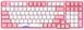 Akko Клавиатура механическая Akko 3098B World Tour-Tokyo R2 98Key, TTC Speed Silver, BT/WL/USB-A, Hot-swappable, EN/UKR, RGB, Розовый